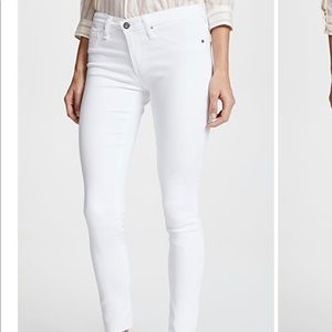 AG White “The Legging” Jeans
